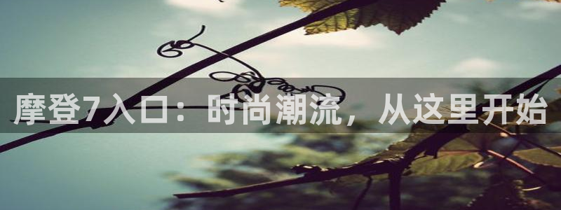 1号娱乐娱乐：摩登7入口：时尚潮流，从这里开始
