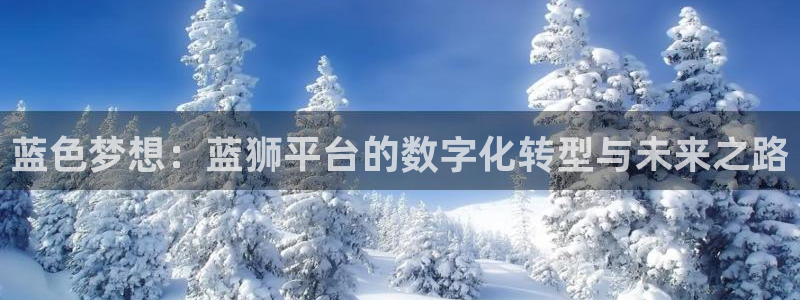 琳琅娱乐登陆：蓝色梦想：蓝狮平台的数字化转型与未来之路