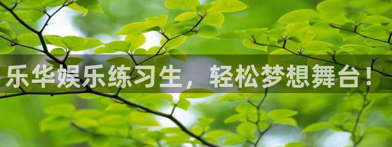 琳琅娱乐注册登录入口：乐华娱乐练习生，轻松梦想舞台！